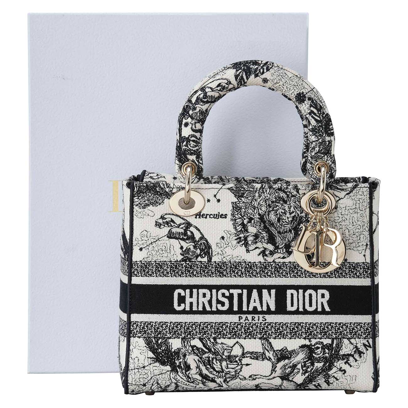 CHRISTIAN DIOR(USED)크리스찬디올 레이디 D Lite 미디엄 백
